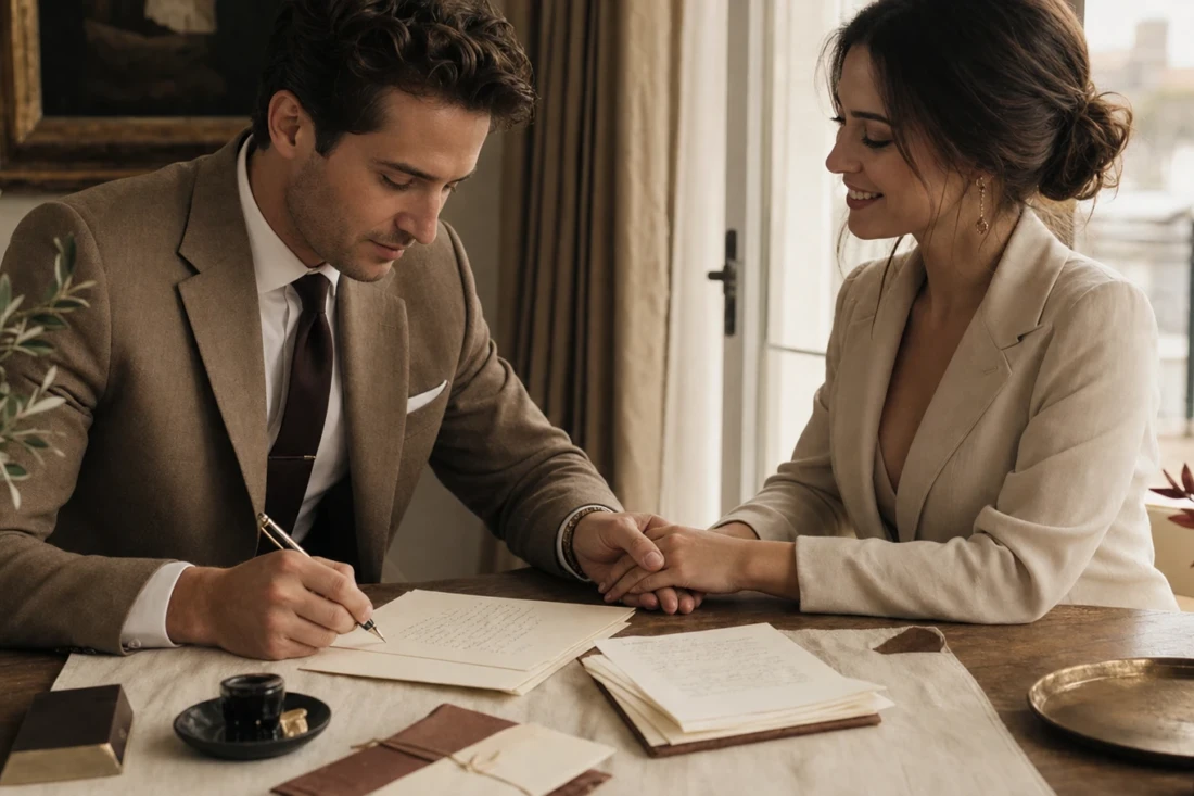 Wedding vows for him examples funny and romantic that feel real